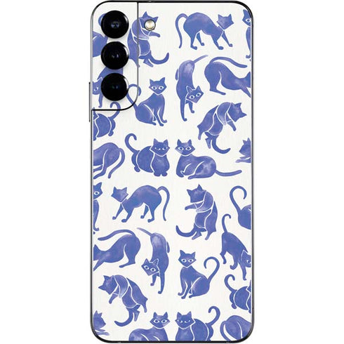 Cat Coq Blue Cats Galaxy S22 Plus Skin
